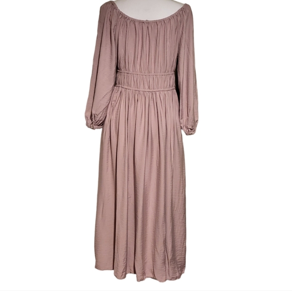 Madewell Sofia Twill Midi Dress like new size L - Picture 4 of 7